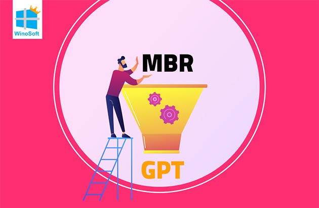 تبدیل هارد MBR به GPT